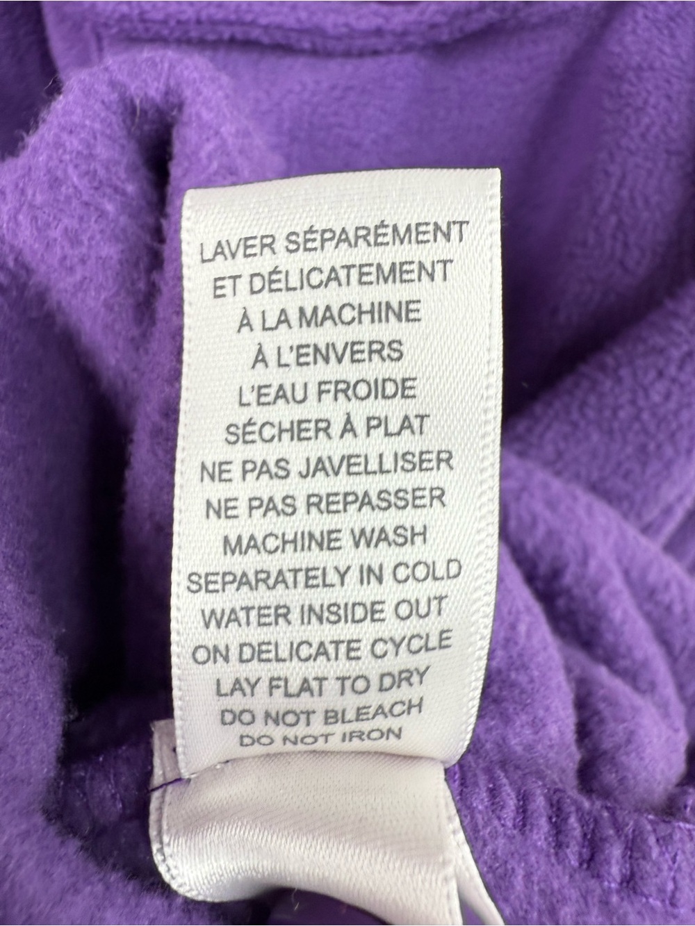 twik button up long sleeve fleece Purple Button-Front Fleece Shirt Jacket - Picture 10 of 11